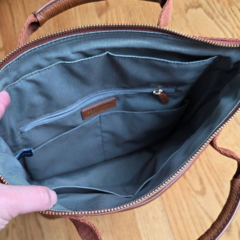 COLE HAAN Medium Grand Ambition Backpack British Tan Style #: U04394 msrp $330 - Picture 9 of 12